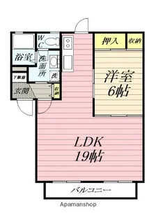 神奈川県小田原市曽比【アパート】の間取り