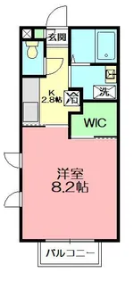 メゾン ド フォンティーヌ・A棟【2階】の間取り