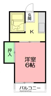 オリーブA【1階】の間取り
