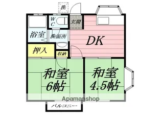グリーンテラス湘南【1階】の間取り