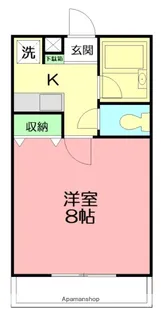 サンリーブ湘南台【2階】の間取り