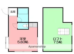 セゾン茅ヶ崎【1階】の間取り