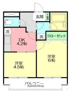 ACEパレスⅠ【4階】の間取り