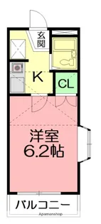 レオパレス茅ヶ崎第一【1階】の間取り