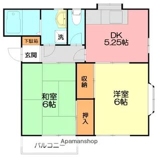 ハイツベルマーレⅢ【2階】の間取り