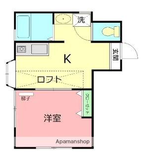 三球ハイツ【2階】の間取り