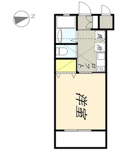 レッドロビン【2階】の間取り