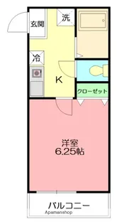 1Kの間取り画像