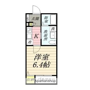 ベルメント袖ケ浜【1階】の間取り