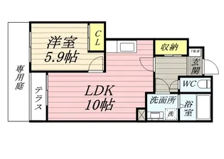 ポモドーロ【1階】の間取り