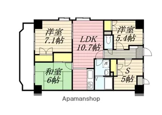 ツインベル・カトレア館【4階】の間取り