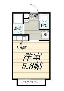 コーポフェスタ【1階】の間取り