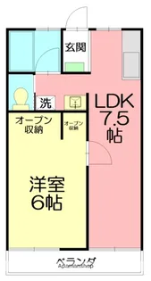百奈ハイツ【1階】の間取り