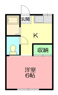 仲居ハイツⅠ【1階】の間取り