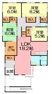 桝屋Ⅱ【1階】の間取り
