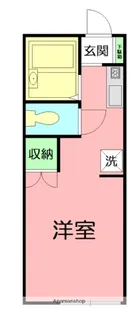 コーポK&U【1階】の間取り