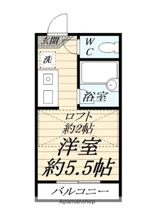 パンシオンつきみ野【2階】の間取り