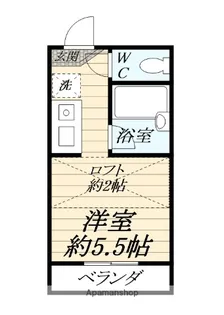 パンシオンつきみ野【1階】の間取り