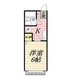 エステート金沢【1階】の間取り