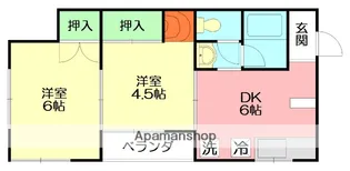 コーポハラ【2階】の間取り