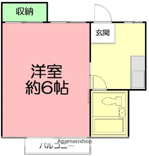 ハウスK湘南【2階】の間取り