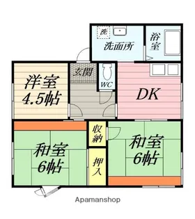 スプリングシャトー【2階】の間取り