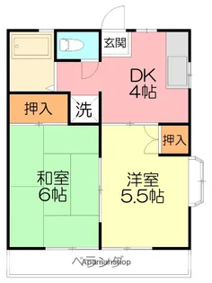 藤ハイツ【2階】の間取り