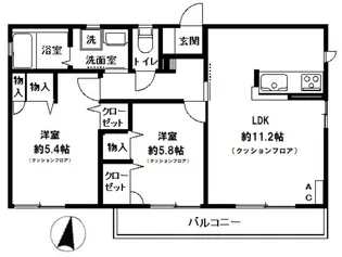 秦野市今泉台2丁目【1階】の間取り
