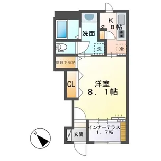 オリーブヴィラ湘南【1階】の間取り