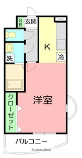 ロワジール【1階】の間取り