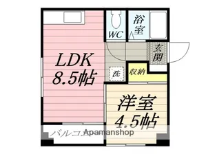 第2木戸ビル【2階】の間取り