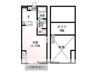 CHERⅢ【2階】の間取り