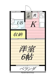 ヤマフジハイツA【1階】の間取り