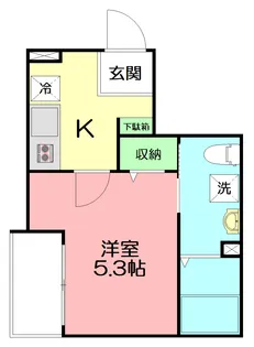 ベイルーム本厚木【2階】の間取り