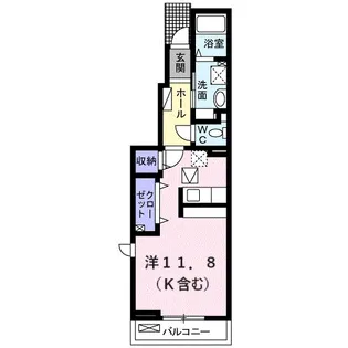 レアリゼ【1階】の間取り