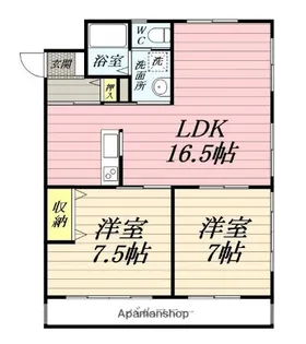広貴商事ビル【3階】の間取り