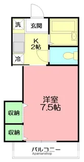 ブルーエイト【2階】の間取り