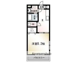 ジョワ ヴェルジェ【3階】の間取り