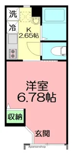 グラスプラス栄町Ⅱ【1階】の間取り