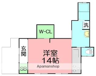香風荘【1階】の間取り