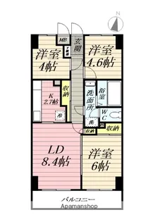 ブルーショア湘南NEO【4階】の間取り