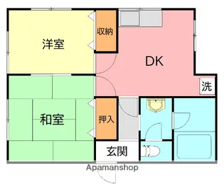LC秦野【1階】の間取り