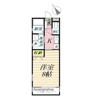 メゾンたくや【2階】の間取り