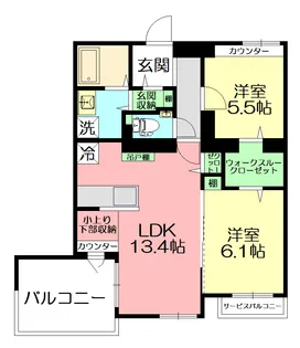 CREST GARDEN N【2階】の間取り