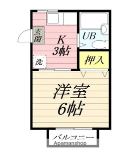 パナハイツ野田【2階】の間取り