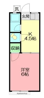 メゾン石田【2階】の間取り