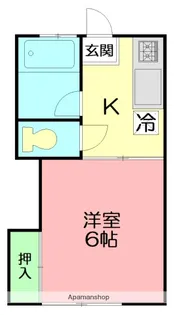 トーランス【205号室】の間取り