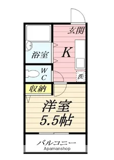 タミーハイツ【4階】の間取り
