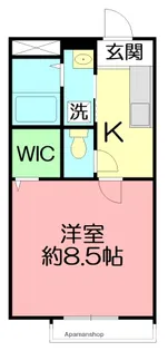 ソレアードSK【1階】の間取り