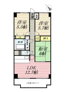 南藤沢AFビル【11階】の間取り